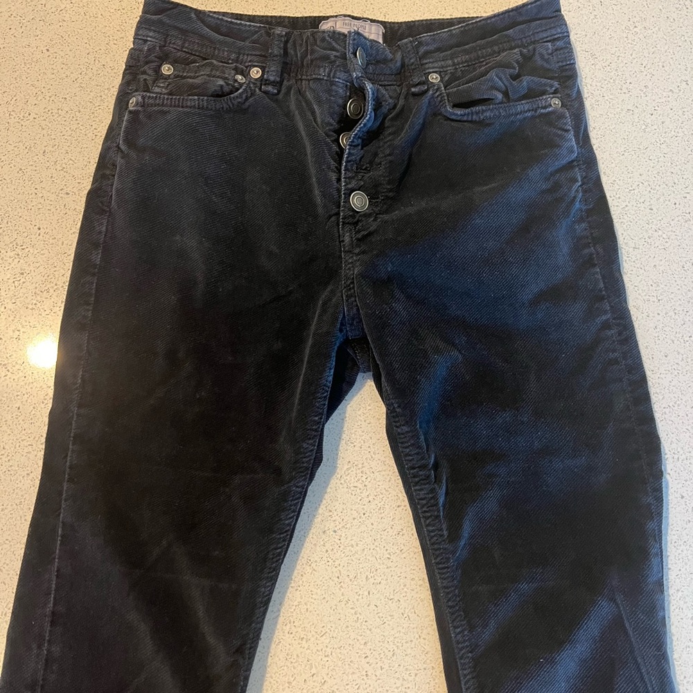 Free people corduroy jeans, womens, size 28